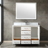 48 inch white floor mounted Bathroom Vanity