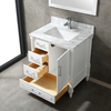 30 inch white corner Bathroom Vanity