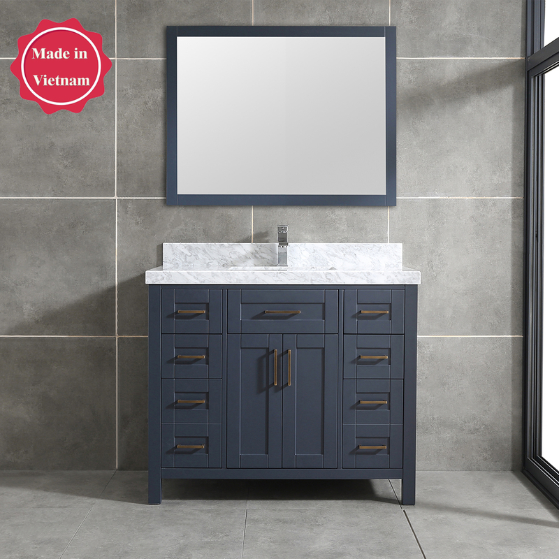 42 inch small blue Bathroom Vanity
