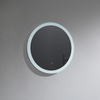 Square defogging wall mounted LED mirror for bathroom