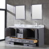 72 inch grey free standing Bathroom Vanity