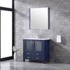 36 inch navy blue free standing Bathroom Vanity