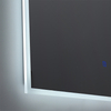18inch dressing wall mounted bathroom defogging LED mirror