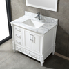 36 inch white free standing Bathroom Vanity