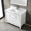 42inch white corner Bathroom Vanity