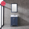small 24 inch navy blue Bathroom Vanity