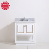 antique 30 inch white Bathroom Vanity