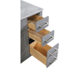 small 36 inch gray Bathroom Vanity