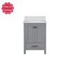 modern 24 inch gray Bathroom Vanity