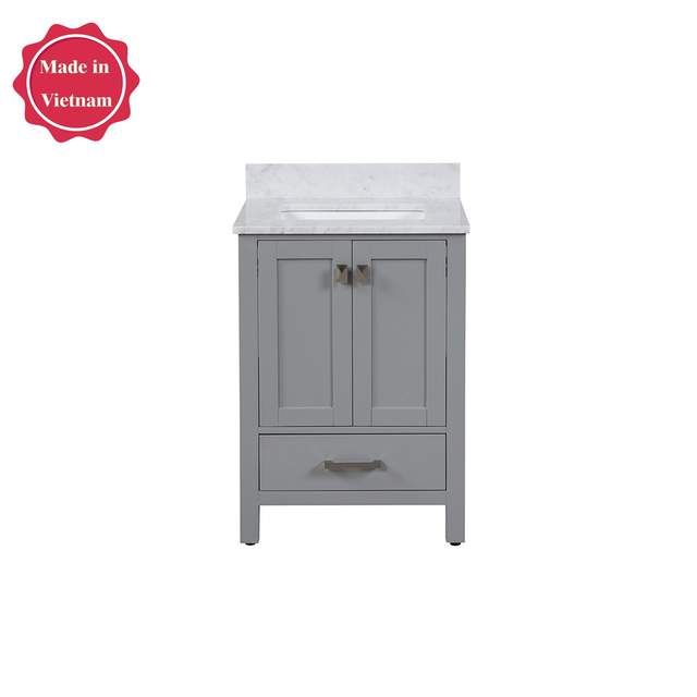 modern 24 inch gray Bathroom Vanity