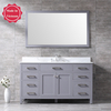 60 inch dark grey floor mounted Bathroom Vanity
