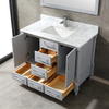 antique grey free standing Bathroom Vanity