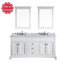 white free standing Bathroom Vanity