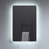 small personalised wall mounted bathroom LED mirror