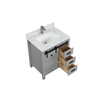 30 inch grey traditional free standing Bathroom Vanity