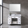 48 inch single white Bathroom Vanity with sink
