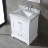 30 inch white small free standing Bathroom Vanity