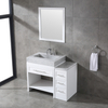 White Color Bathroom Vanity Free Standing Bathroom Decor 