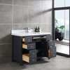 48 inch blue corner Bathroom Vanity