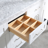 72 inch white corner Bathroom Vanity