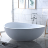 Abnormity shape adults matt white free standing solid surface bathtub