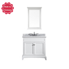 36 inch white floor mounted Bathroom Vanity