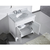 36 inch white floor mounted Bathroom Vanity