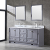 72 inch grey free standing Bathroom Vanity