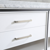 72 inch corner white Bathroom Vanity