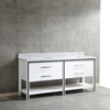72 inch corner white Bathroom Vanity
