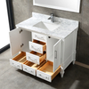 42inch white corner Bathroom Vanity