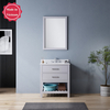 30 inch grey floor mounted Bathroom Vanity