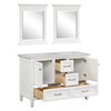 traditional 48 inch white Bathroom Vanity