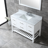 small 48 inch white Bathroom Vanity