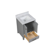 modern 24 inch gray Bathroom Vanity