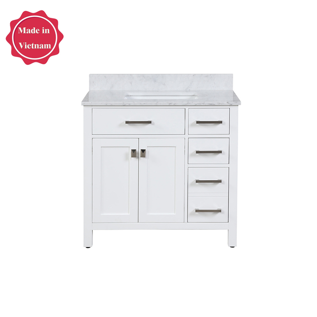 36 inch traditional white Bathroom Vanity
