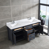 72 inch blue floor mounted Bathroom Vanity