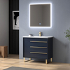 36inch navy blue free standing Bathroom Vanity