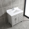 36 inch gray free standing Bathroom Vanity