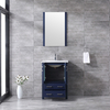 small blue free standing Bathroom Vanity