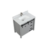36 inch grey antique corner Bathroom Vanity