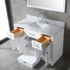 48 inch vintage white Bathroom Vanity for floor