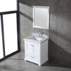 30 inch white small free standing Bathroom Vanity