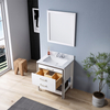 30 inch antique white Bathroom Vanity for corner